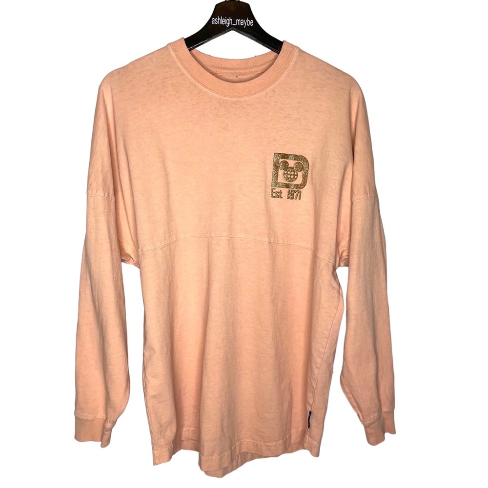 Walt Disney World | Rose Gold Spirit Jersey Coral Peach Size XS